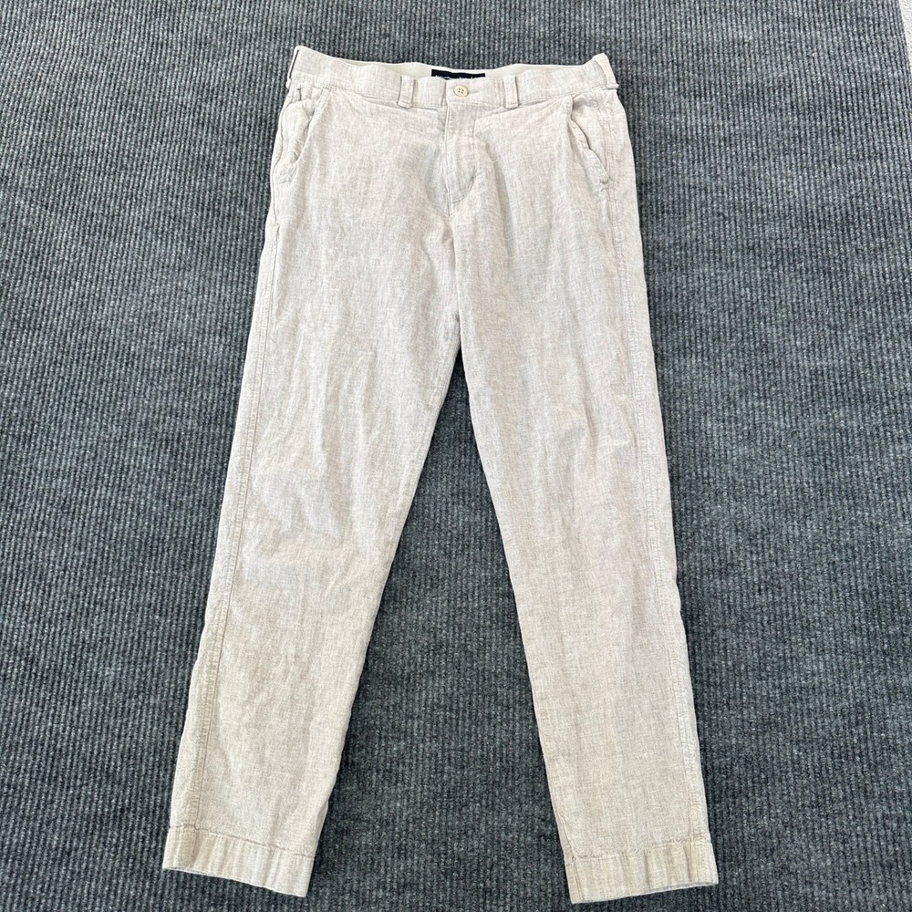 Abercrombie & Fitch Light Beige Linen-Blend Chinos Men’s size 33